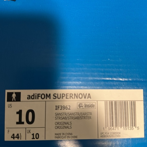 Adidas Adifom Supernova slid ons- Men’s size 10 - Picture 5 of 5